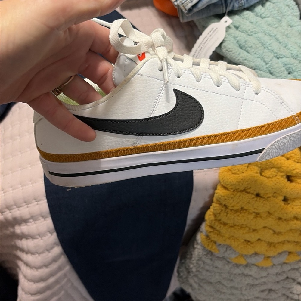 Nike White and Black Athletic Shoes